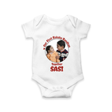 First Raksha Bandhan Infant Romper - WHITE - New Born (Chest 14")