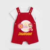 Infant First Raksha Bandhan Dungaree - RED - 0 - 5 Months Old (Chest 18")