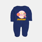 Infant First Raksha Bandhan Fullbody Suit - NAVY BLUE - New Born (Chest 7.5")