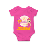 Infant First Raksha Bandhan Romper - HOT PINK - New Born (Chest 14")