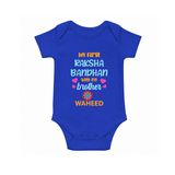 Infant First Rakhi Romper - COBALT BLUE - New Born (Chest 14")