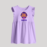Happy Rakhi Outfit | Gentle Baby Frock for Baby Celebrations - LILAC - 0 - 3 Months Old (Chest 17")