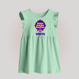Happy Rakhi Outfit | Gentle Baby Frock for Baby Celebrations - MINT GREEN - 0 - 3 Months Old (Chest 17")