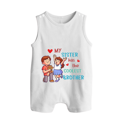 Baby Brother and Sister Romper Suit/ Sleeveless Romper | Perfect for Gifting
