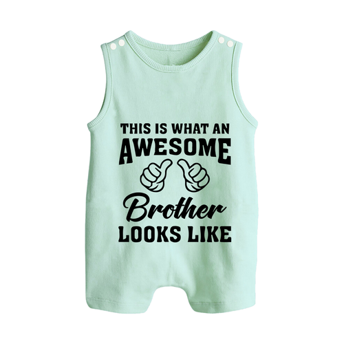 Cute Sibling Outfit for Kids | Brother and Sister Cotton Romper Suit/ Sleeveless Romper