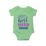 Sibling Love Romper/Onesie | Cute Brother Sister Matching Wear - GREEN - New Born (Chest 14")
