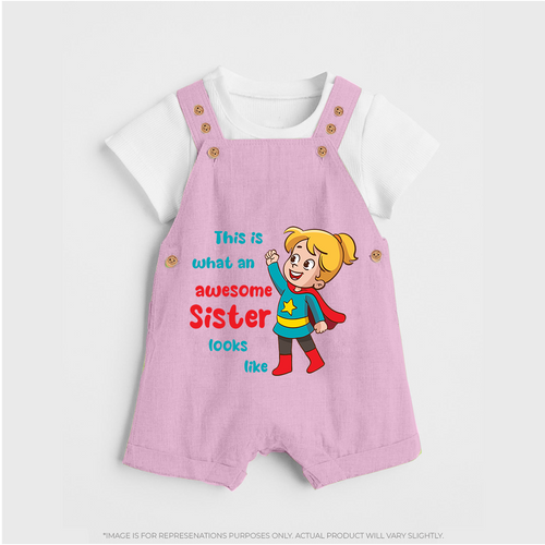 Baby Sibling Matching Clothes | Brother and Sister Celebration Dungaree Set