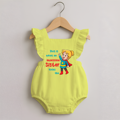Baby Sibling Matching Clothes | Brother and Sister Celebration Romper Frock