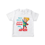 Baby Sibling Matching Clothes | Brother and Sister Celebration T-Shirt - WHITE - 0-5 Months Old (Chest 17")