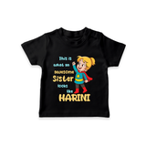 Baby Sibling Matching Clothes | Brother and Sister Celebration T-Shirt - BLACK - 0-5 Months Old (Chest 17")