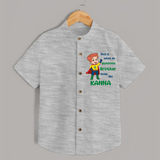 Sweet Brother Sister Baby Shirt | Soft Fabric Matching Shirt - GREY - 0 - 6 Months Old (Chest 23")