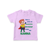 Sweet Brother Sister Baby T-Shirt | Soft Fabric Matching T-Shirt - LILAC - 0-5 Months Old (Chest 17")