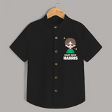 Chill King Shirt | Personalized Baby Shirt for the Little King - BLACK - 0 - 6 Months Old (Chest 23")