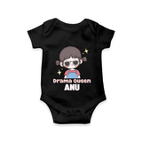 Drama Queen Romper/onesie | Custom Baby Romper/onesie for Your Little Drama Queen - BLACK - New Born (Chest 14")