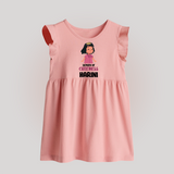 Deputy of Cuteness Baby Frock | Personalized Baby Frock for the Little Mischief Maker - BABY PINK - 0 - 3 Months Old (Chest 17")
