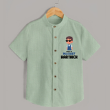 Chief of Mischief Shirt | Personalized Baby Shirt for the Little Mischief Maker - MINT GREEN - 0 - 6 Months Old (Chest 23")