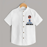 Chief of Mischief Shirt | Personalized Baby Shirt for the Little Mischief Maker - WHITE - 0 - 6 Months Old (Chest 23")