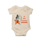 Ram Navami First Festival Baby Romper - IVORY - New Born (Chest 14")