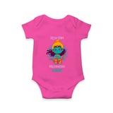 Little Ram Big Devotion – Personalized Kids Romper - HOT PINK - New Born (Chest 14")