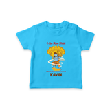 I Am Ram Bhakt – What’s Your Superpower? Kids T-Shirt - SKY BLUE - 0-5 Months Old (Chest 17")