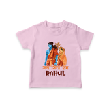 Victory to Sita and Ram T-Shirt | Personalized T-Shirt for Ram Jayanti - BABY PINK - 0-5 Months Old (Chest 17")