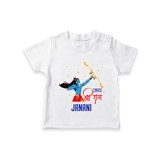 Victory to Lord Ram T-Shirt | Custom T-Shirt for Ram Bhakt - WHITE - 0-5 Months Old (Chest 17")