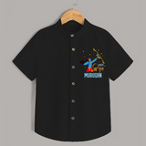 Jai Shri Ram Devotional Kids Shirt - BLACK - 0 - 6 Months Old (Chest 23")