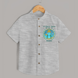 Ram Siya Ram Jai Jai Ram Kids Shirt - GREY - 0 - 6 Months Old (Chest 23")