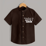 Mama's Bestie Shirt | Personalized Baby Outfit for Mama's Little Bestie - CHOCOLATE BROWN - 0 - 6 Months Old (Chest 23")