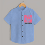 Mama's Expensive Little Bestie Shirt | Custom Name Baby Shirt for Mama's Darling - SKY BLUE - 0 - 6 Months Old (Chest 23")