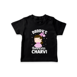 Daddy's Princess T-Shirt | Custom Baby Outfit for Daddy's Darling - BLACK - 0-5 Months Old (Chest 17")