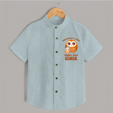 Mommy's Little Night Owl Shirt | Personalized Baby Shirt for the Little Night Owl - ARCTIC BLUE - 0 - 6 Months Old (Chest 23")