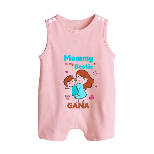 Mommy Is My Bestie Romper Suit / Sleeveless Romper | Personalized Outfit for Mommy's Bestie