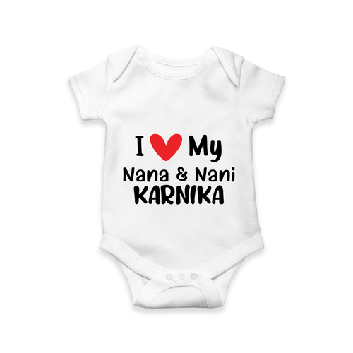 I Love My Nana And Nani Romper / Onesie | Custom Baby Romper / Onesie for Nana and Nani's Darling