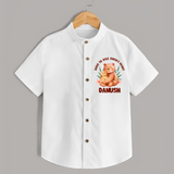 Born To Rule Nana's Heart Shirt | Personalized Baby Shirt for Nana's Little Ruler - WHITE - 0 - 6 Months Old (Chest 23")