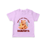Born To Rule Nana's Heart T-Shirt | Personalized Baby T-Shirt for Nana's Little Ruler - LILAC - 0-5 Months Old (Chest 17")