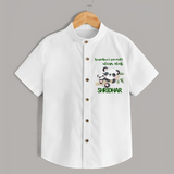 Grandma's Favourite Alarm Clock Shirt | Custom Baby Shirt for Grandma's Favorite - WHITE - 0 - 6 Months Old (Chest 23")