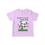Grandma's Favourite Alarm Clock T-Shirt | Custom Baby T-Shirt for Grandma's Favorite - LILAC - 0-5 Months Old (Chest 17")
