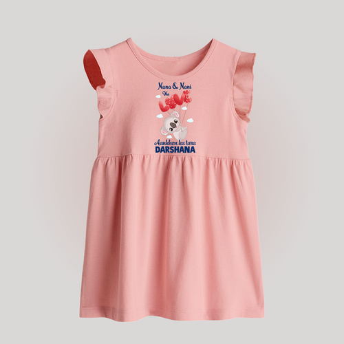 Nana Nani Ke Aankhon Ka Tara Baby Frock | Personalized Baby Frock for Nana and Nani's Jewel