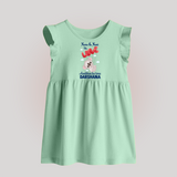 Nana Nani Ke Aankhon Ka Tara Baby Frock | Personalized Baby Frock for Nana and Nani's Jewel - MINT GREEN - 0 - 3 Months Old (Chest 17")