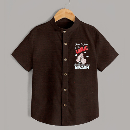 Nana Nani Ke Aankhon Ka Tara Shirt | Personalized Baby Shirt for Nana and Nani's Jewel