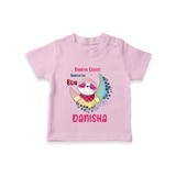 Drama Queen Trained By Bua T-Shirt | Custom Baby T-Shirt for Bua's Drama Queen - BABY PINK - 0-5 Months Old (Chest 17")