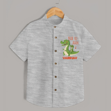 Bua Ki Jaan Shirt | Personalized Baby Shirt for Bua's Heart - GREY - 0 - 6 Months Old (Chest 23")