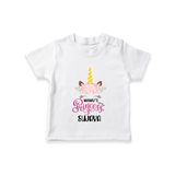 Mamu's Little Princess T-Shirt | Custom Baby T-Shirt for Mamu's Darling - WHITE - 0-5 Months Old (Chest 17")