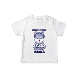 Mamu's Future Gaming Buddy T-Shirt | Custom Baby T-Shirt for Mamu's Gaming Pal - WHITE - 0-5 Months Old (Chest 17")
