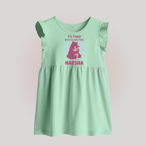 My Massi Loves Me This Much Baby Frock | Personalized Baby Frock for Massi's Little Darling