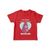 My Massi Loves Me This Much T-Shirt | Personalized Baby T-Shirt for Massi's Little Darling - RED - 0-5 Months Old (Chest 17")