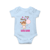 Pretty Like Massi Romper / Onesie | Custom Baby Romper / Onesie for Massi's Pretty One - BABY BLUE - New Born (Chest 14")