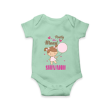 Pretty Like Massi Romper / Onesie | Custom Baby Romper / Onesie for Massi's Pretty One - MINT GREEN - New Born (Chest 14")