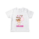 Pretty Like Massi T-Shirt | Custom Baby T-Shirt for Massi's Pretty One - WHITE - 0-5 Months Old (Chest 17")